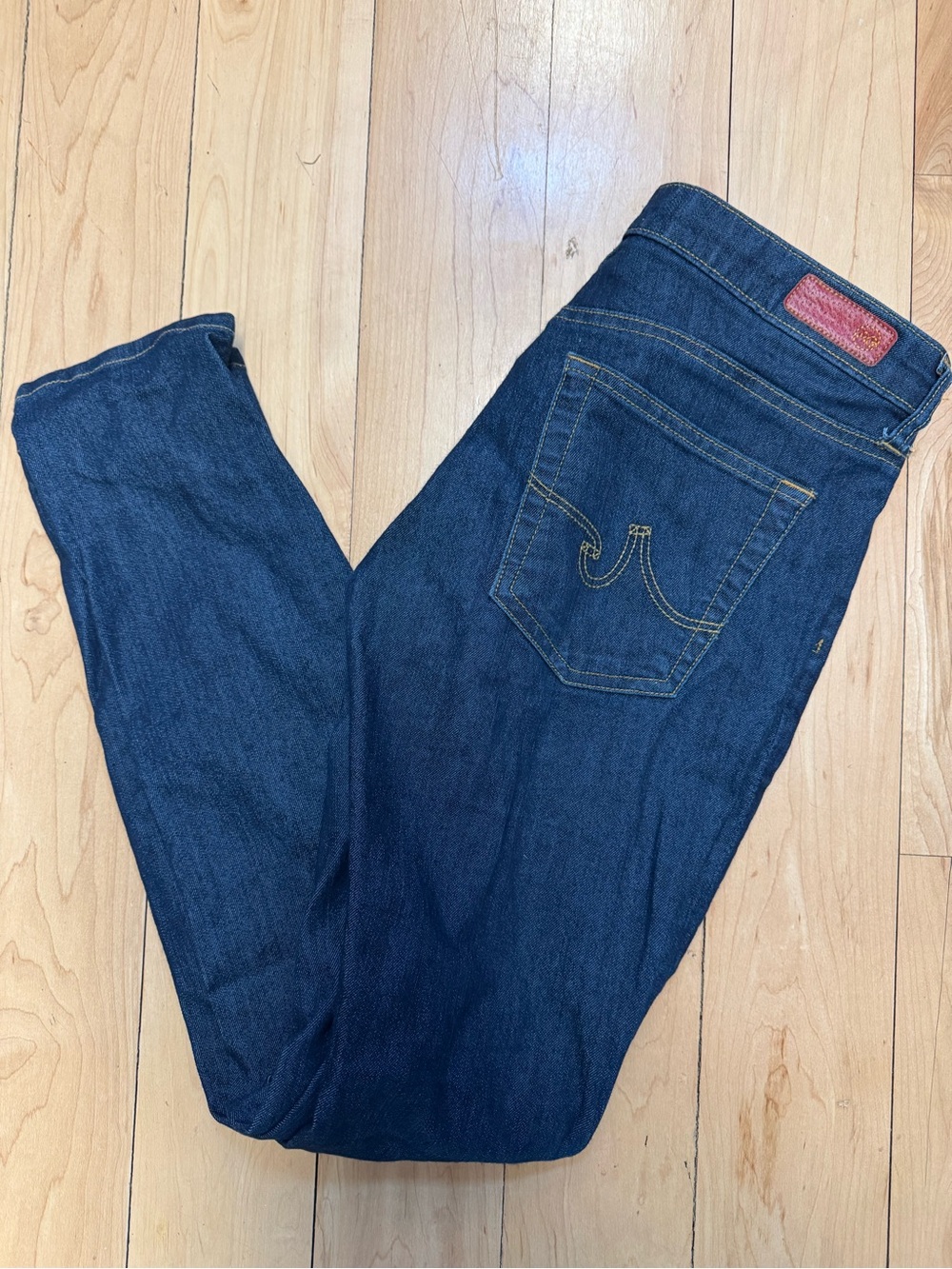AG Adriano Goldschmied Dark Blue Skinny Jeans